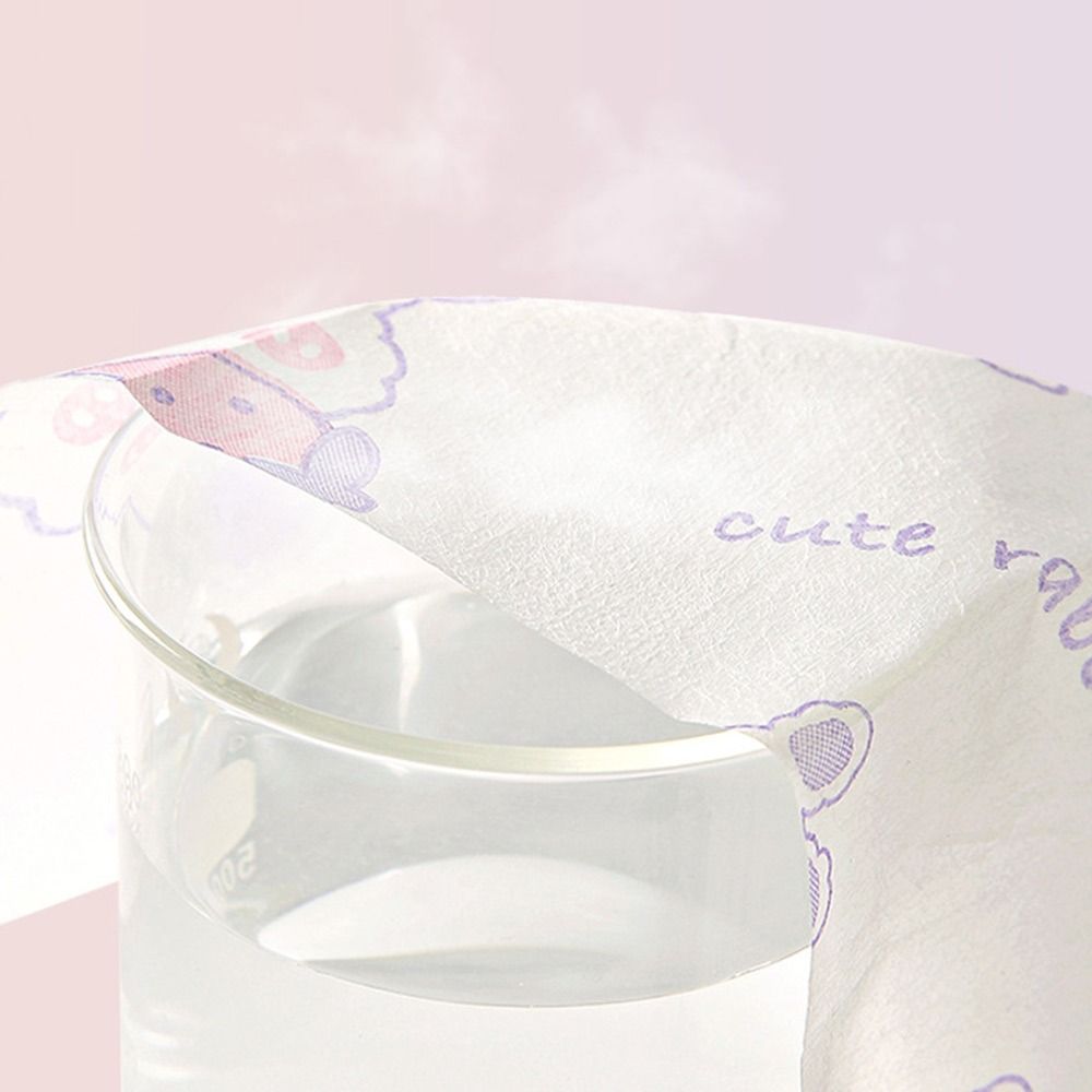 Home Cooking Oil Disposal - 5Pcs/Bag Printed Disposable Aprons Non Woven