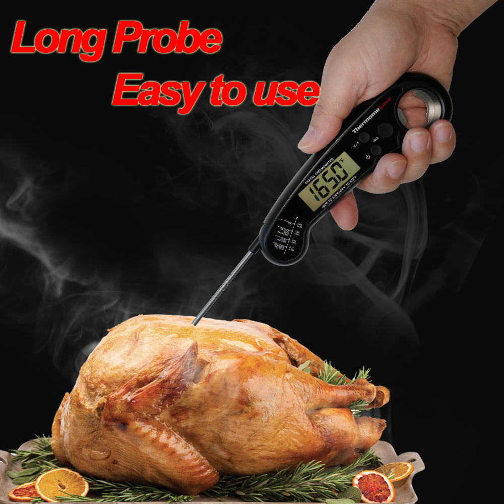 Home Cooking Fast Foods - Fast Read Meat Thermometer for Home