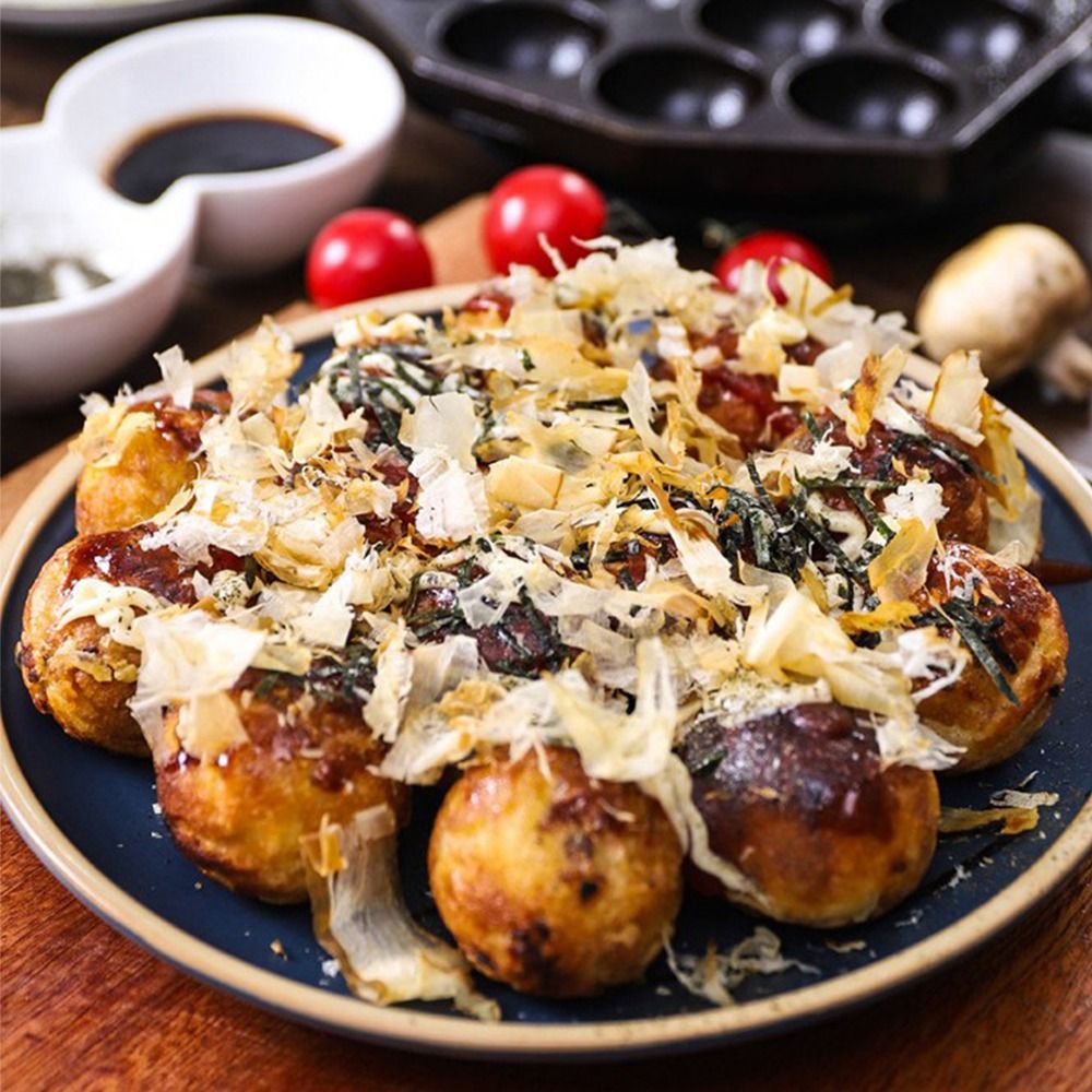 Takoyaki Pan Cast - Cooking Tools 15 Holes Cast Iron