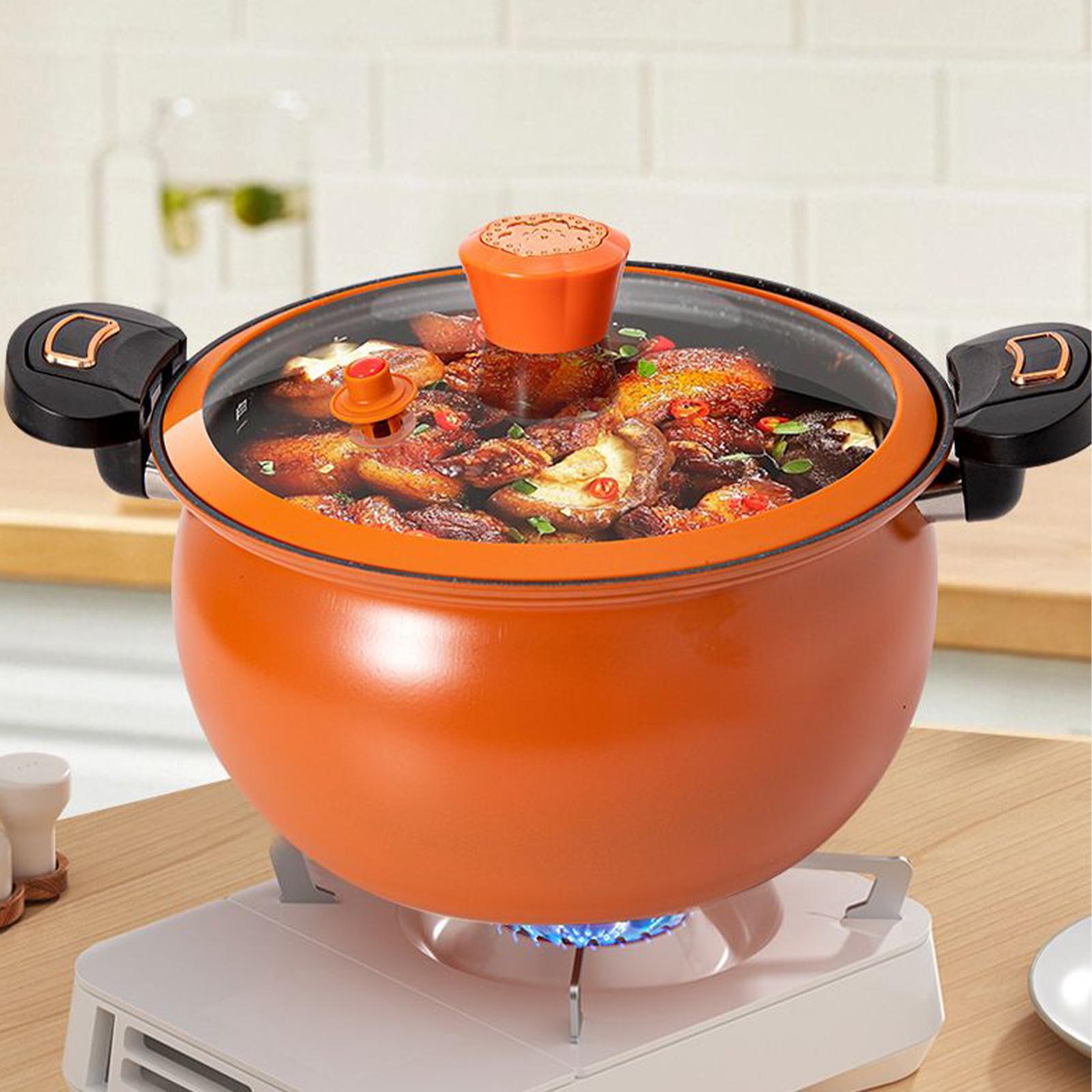 Home Cooking Fast Foods - Pressure Pot Fast Cooking Cookware Non-Stick