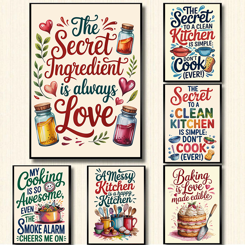 Humorous Cooking Quotes Poster - Home Cooking Quotes ulasan dan harga
