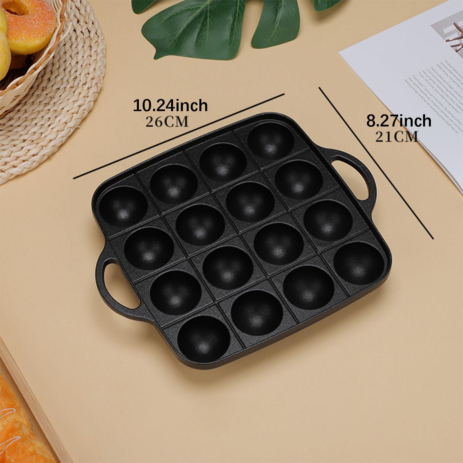 Takoyaki Grill Pan 16 Cavities - Takoyaki Pan Cast ulasan dan harga