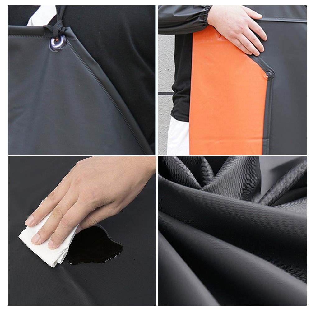 Soft PU Leather Kitchen Apron  - Home Cooking Work ulasan dan harga
