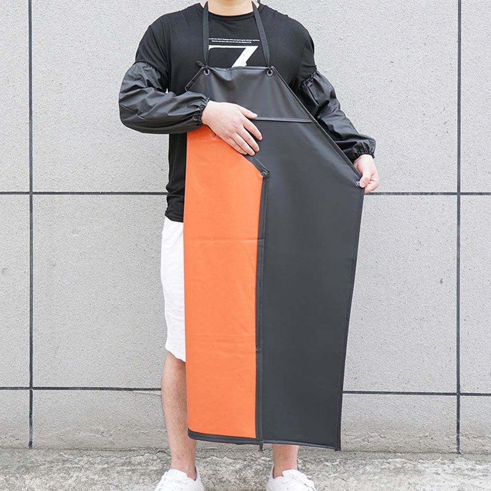 Soft PU Leather Kitchen Apron  - Home Cooking Work ulasan dan harga