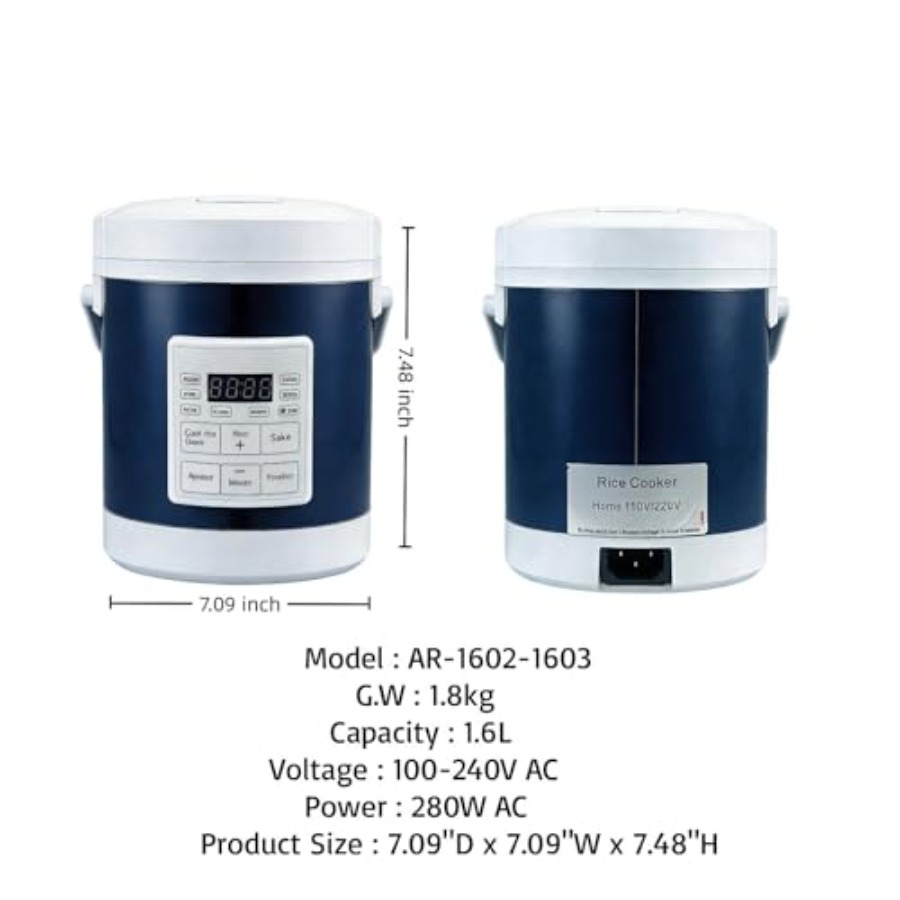 1.6L Rice Cooker 110V Multifun - Home Cooking Fast Foods ulasan dan harga