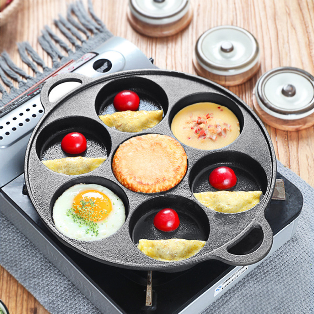 7-3 Hole Non-Stick Kitchen Coo - Takoyaki Pan Cast ulasan dan harga