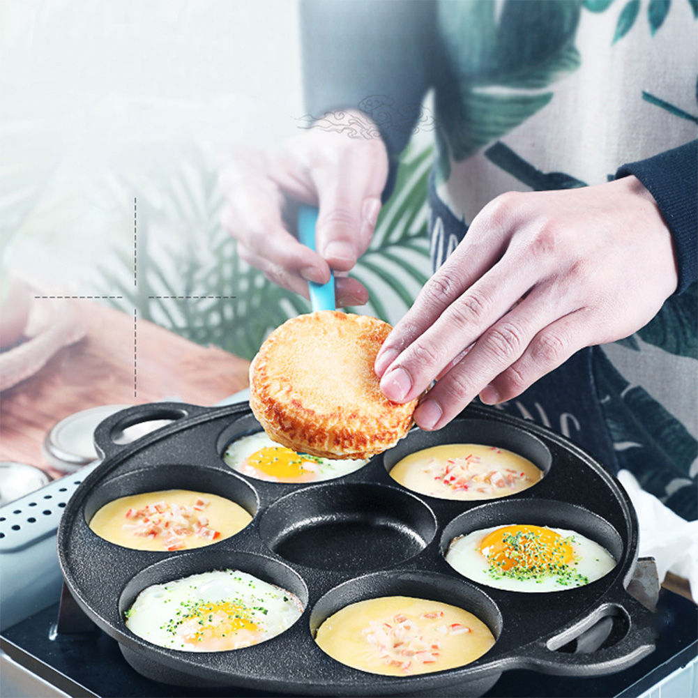 7-3 Hole Non-Stick Kitchen Coo - Takoyaki Pan Cast ulasan dan harga