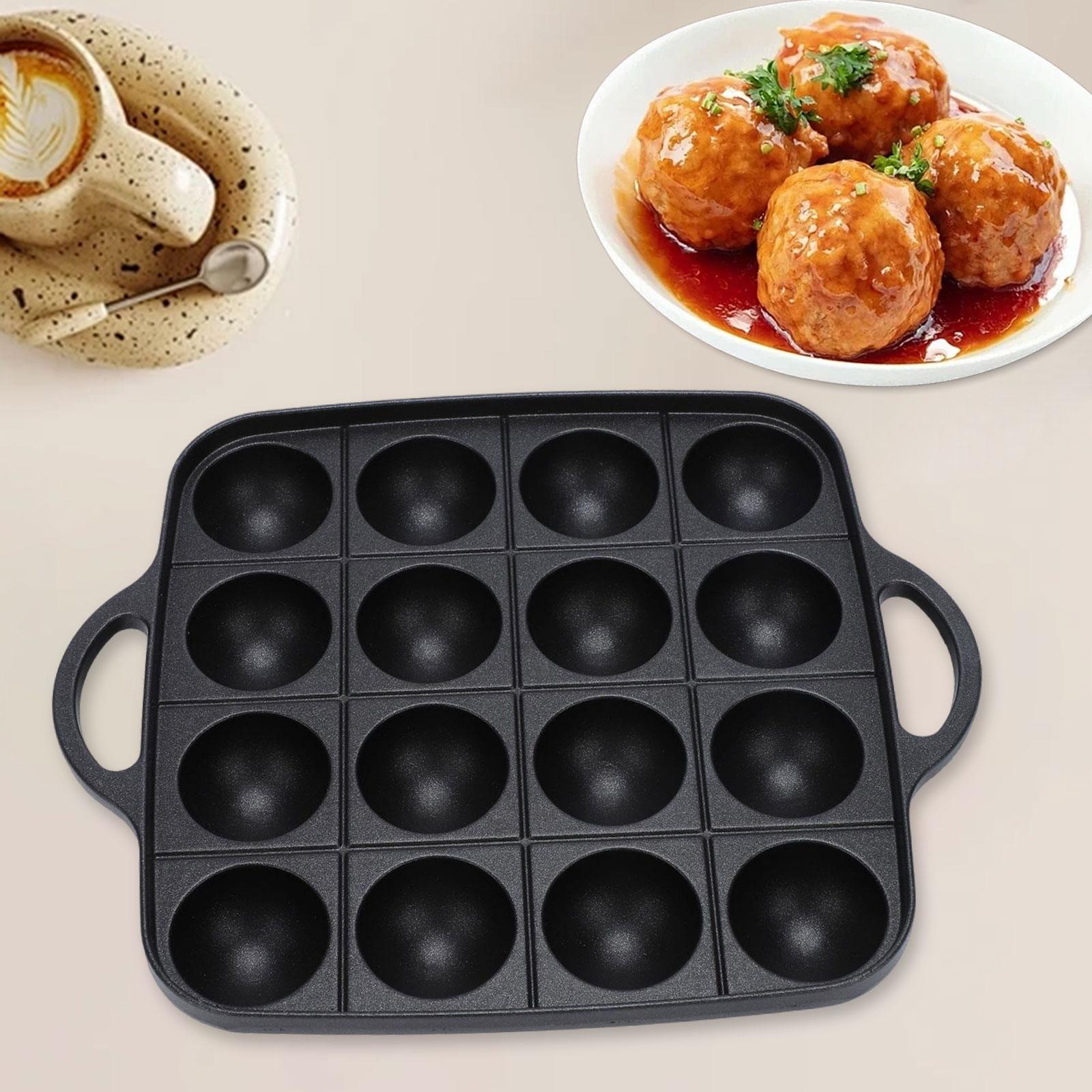 Takoyaki Grill Pan 16 Cavities - Takoyaki Pan Cast ulasan dan harga