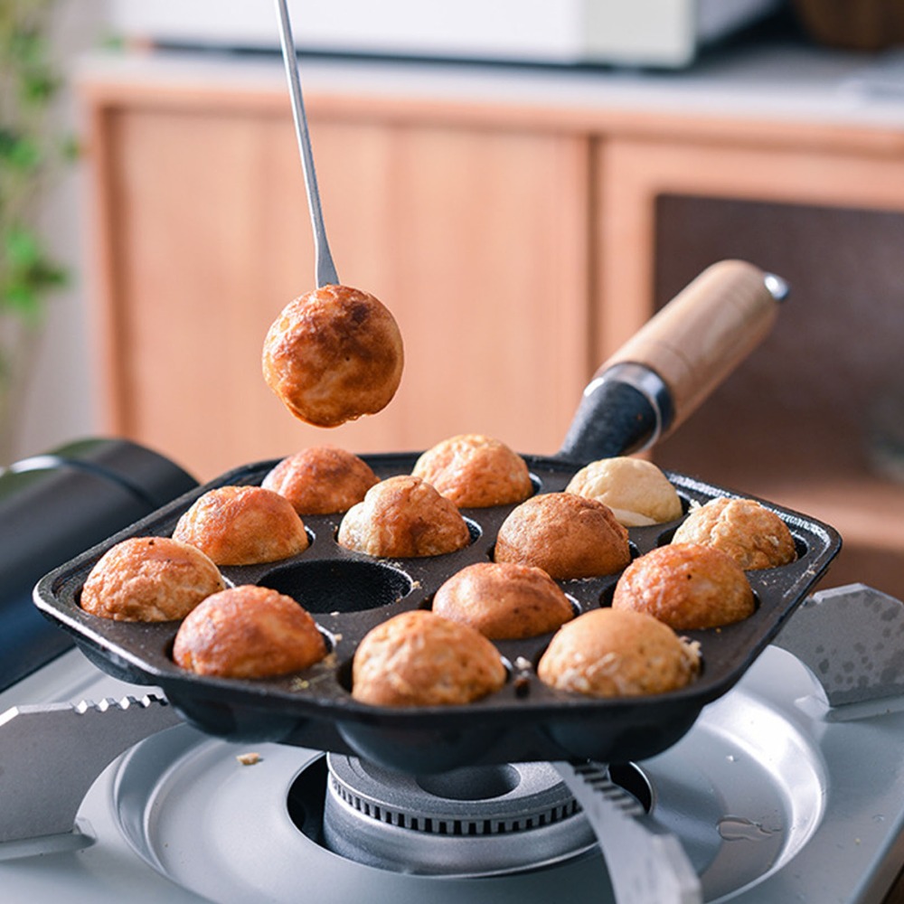 Cake Cooking Tool Cast Iron Ta - Takoyaki Pan Cast ulasan dan harga
