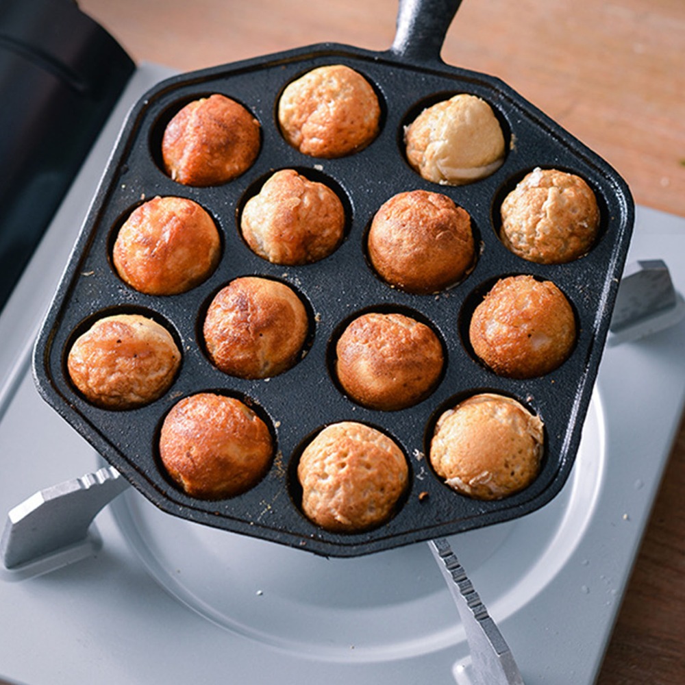Cake Cooking Tool Cast Iron Ta - Takoyaki Pan Cast ulasan dan harga