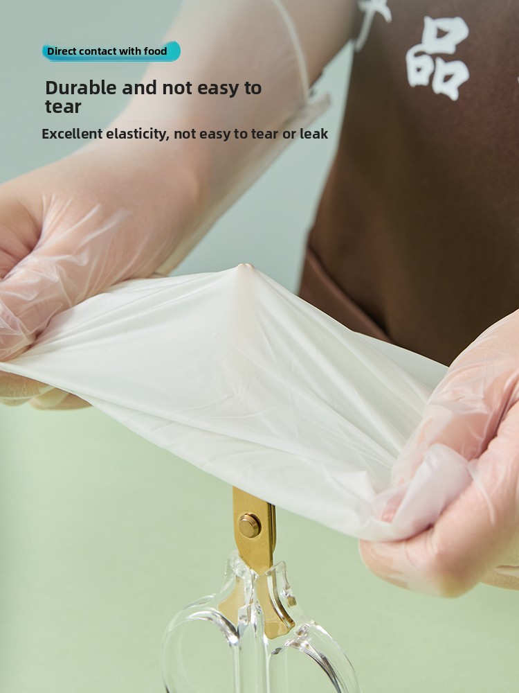 Food ade PVC Gloves Disposable - Home Cooking Oil Disposal ulasan dan harga