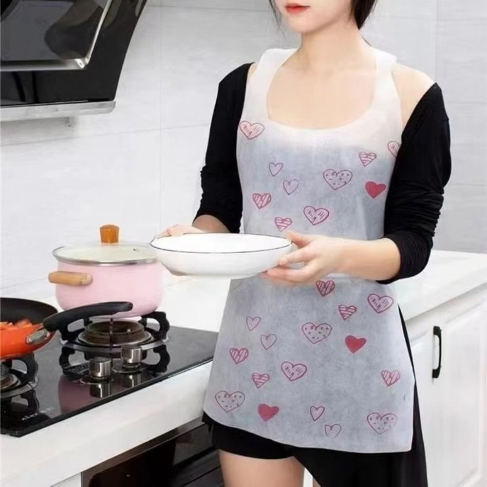 10Pcs/Bag Heart Printed Dispos - Home Cooking Oil Disposal ulasan dan harga
