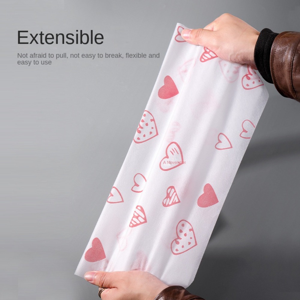 10Pcs/Bag Heart Printed Dispos - Home Cooking Oil Disposal ulasan dan harga