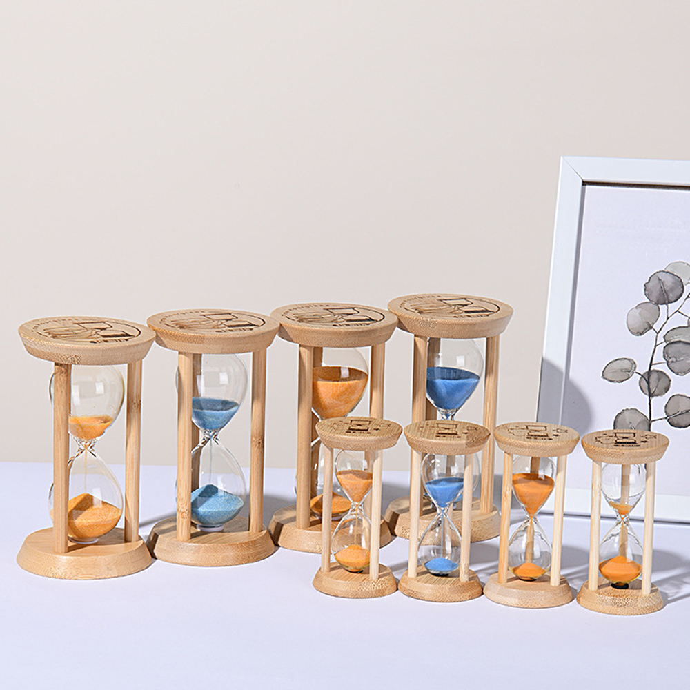 Light Wooden Sand Timers Bambo - Home Cooking Game ulasan dan harga