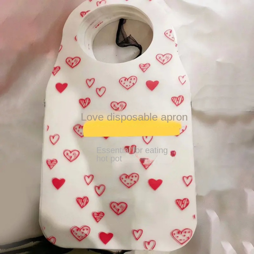 10Pcs/Bag Heart Printed Dispos - Home Cooking Oil Disposal ulasan dan harga
