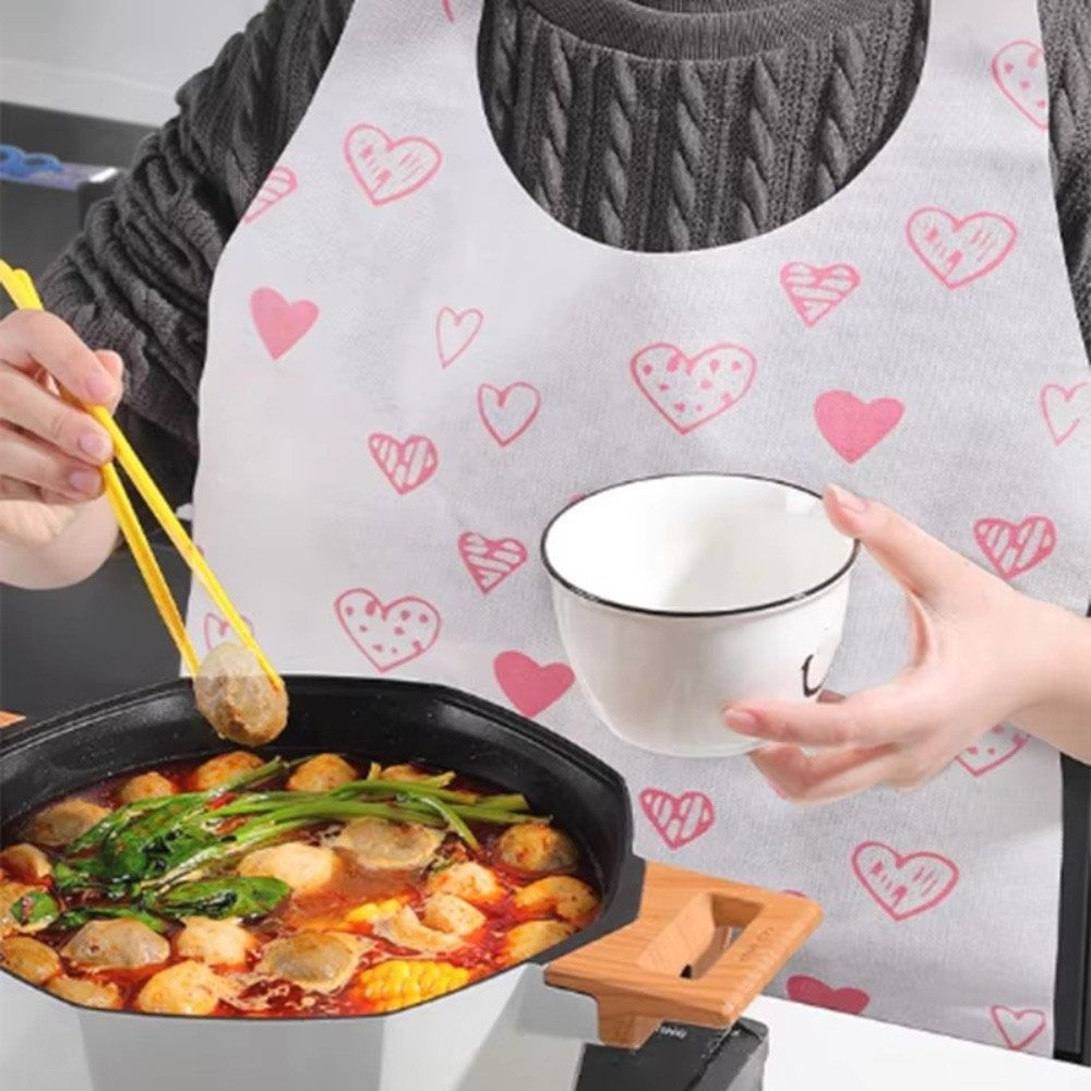 10Pcs/Bag Portable Heart Print - Home Cooking Oil Disposal ulasan dan harga