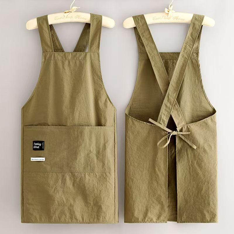 Polyester Apron Cooking Kitche - Home Cooking Work ulasan dan harga