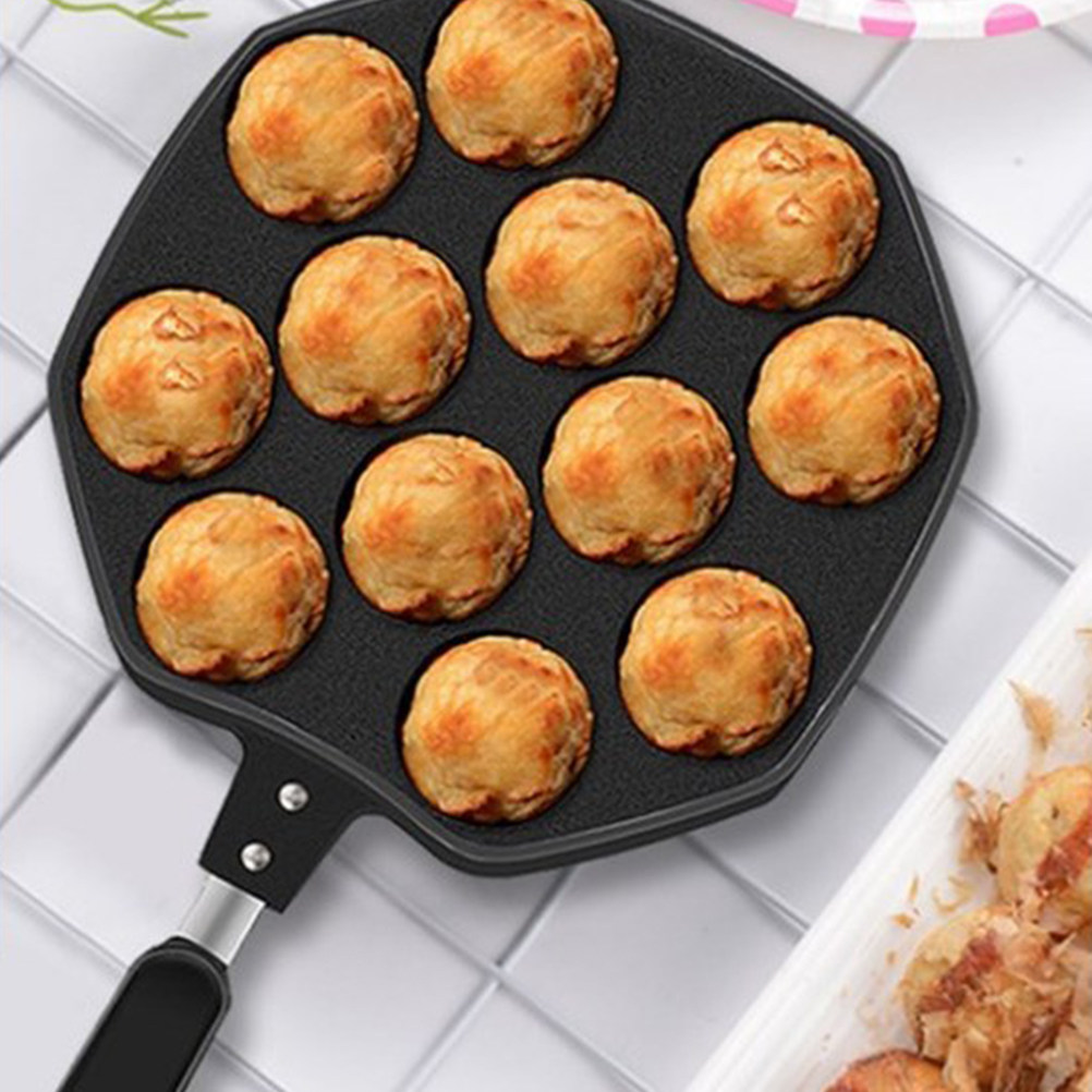 1Pcs Octopus Balls Mold Nonsti - Takoyaki Pan Cast ulasan dan harga