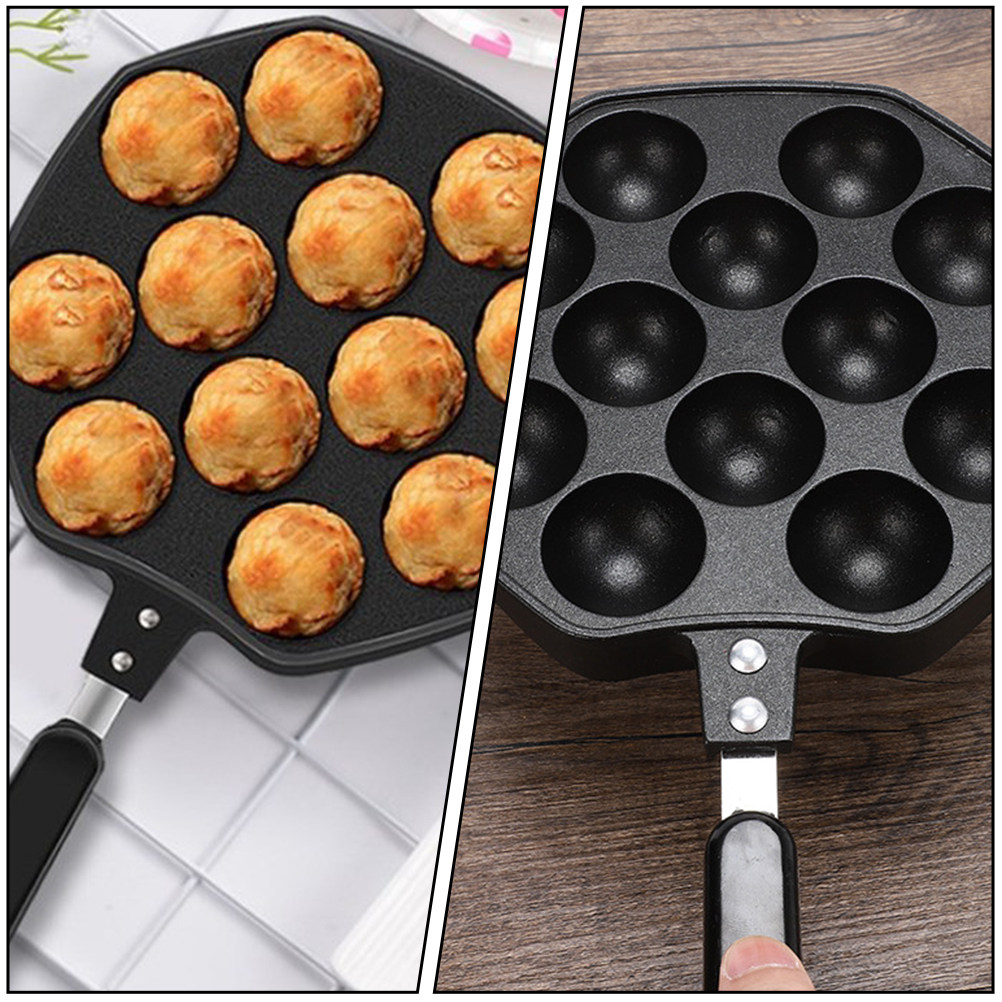 1Pcs Octopus Balls Mold Nonsti - Takoyaki Pan Cast ulasan dan harga
