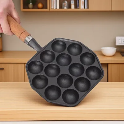 Induction Iron Home Cast Gift  - Takoyaki Pan Cast ulasan dan harga