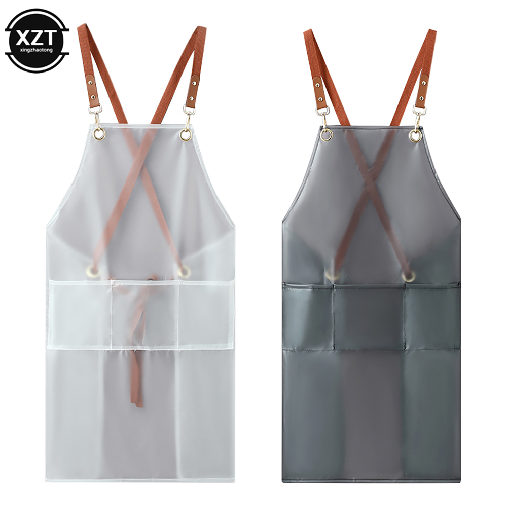 New Simple Apron Waterproof an - Home Cooking Oil Disposal ulasan dan harga