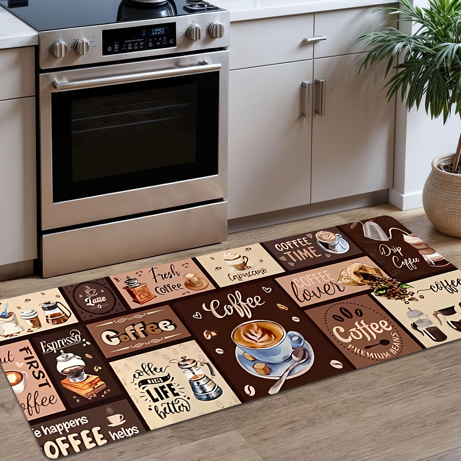 Multi Grid Coffee Quote Print  - Home Cooking Quotes ulasan dan harga