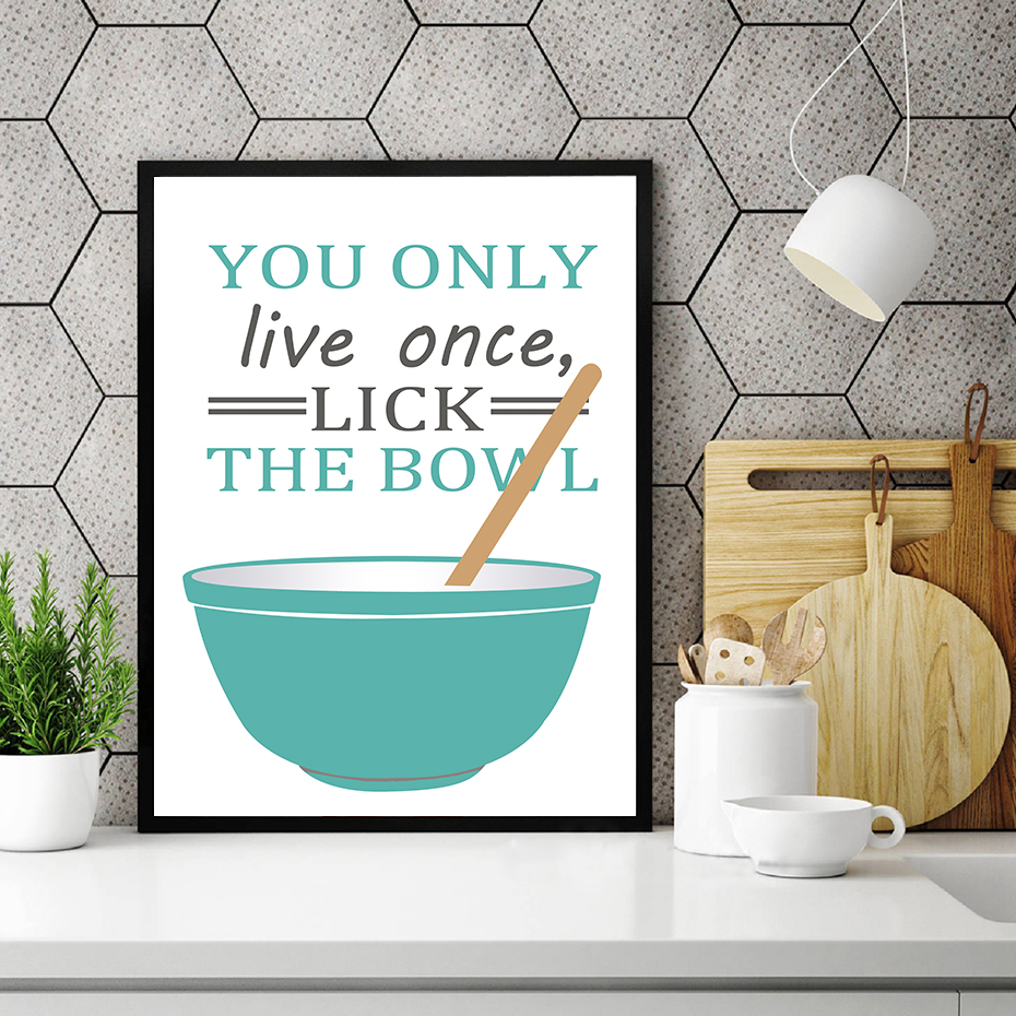 Nordic Style Poster Cooking In - Home Cooking Quotes ulasan dan harga