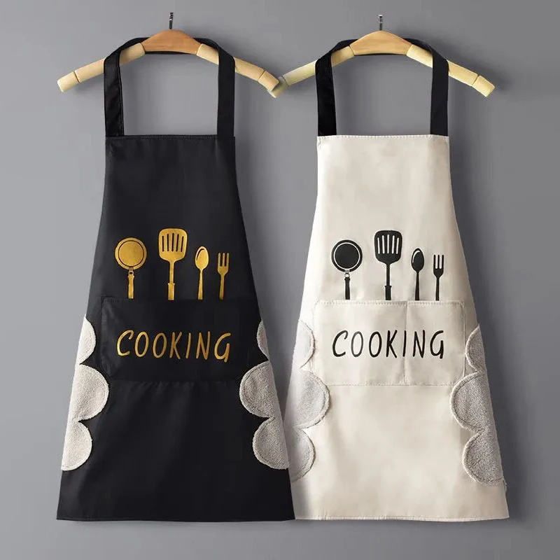 Apron Waterproof Oilproof Can  - Home Cooking Work ulasan dan harga