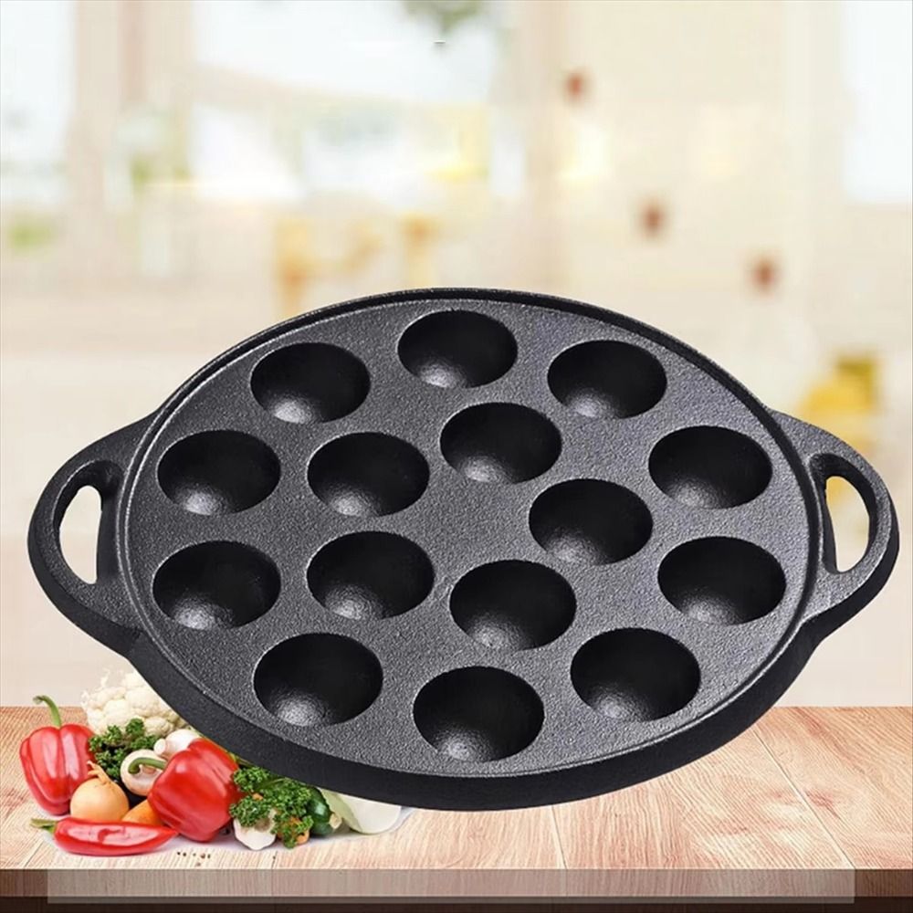 Cooking Tools 15 Holes Cast Ir - Takoyaki Pan Cast ulasan dan harga