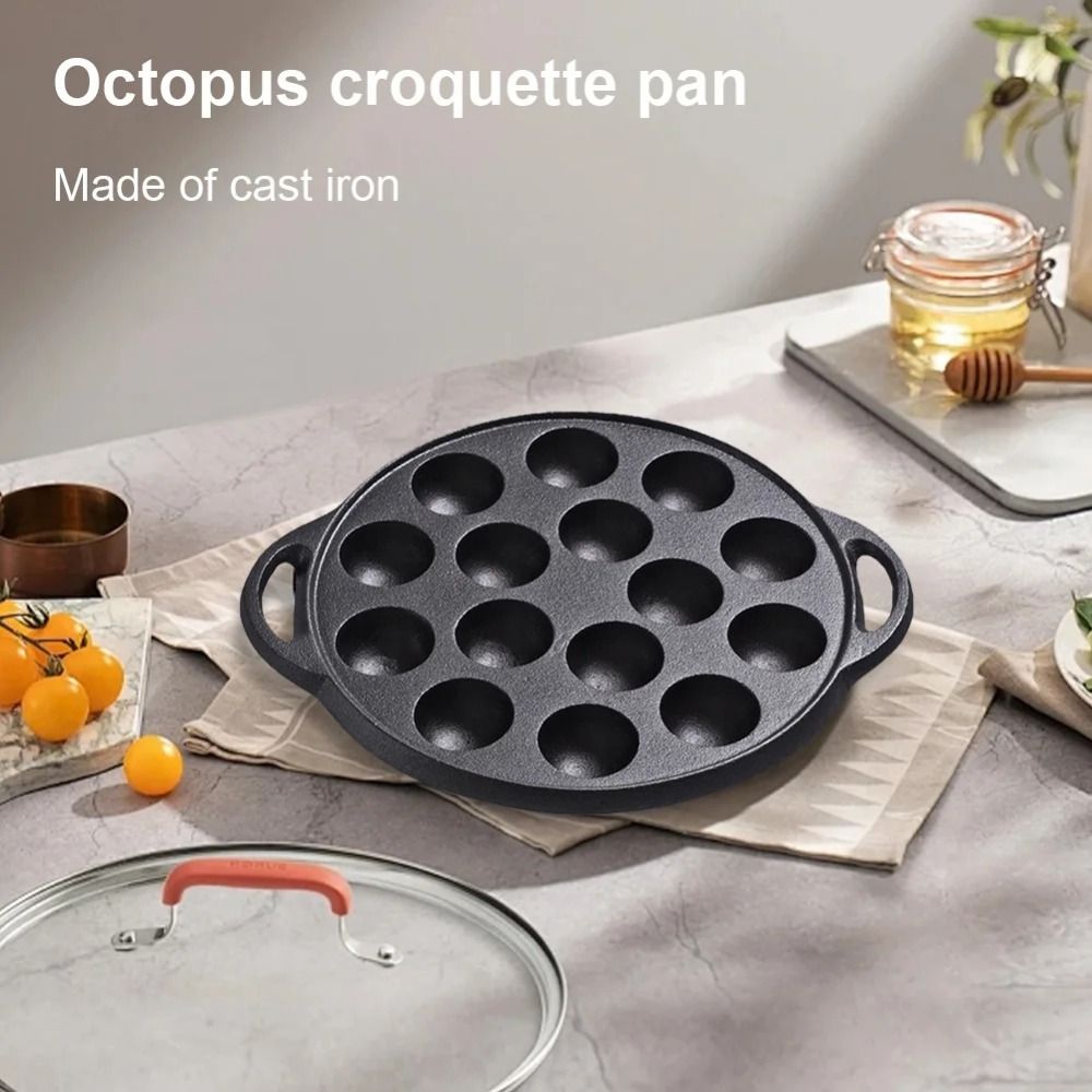 Cooking Tools 15 Holes Cast Ir - Takoyaki Pan Cast ulasan dan harga