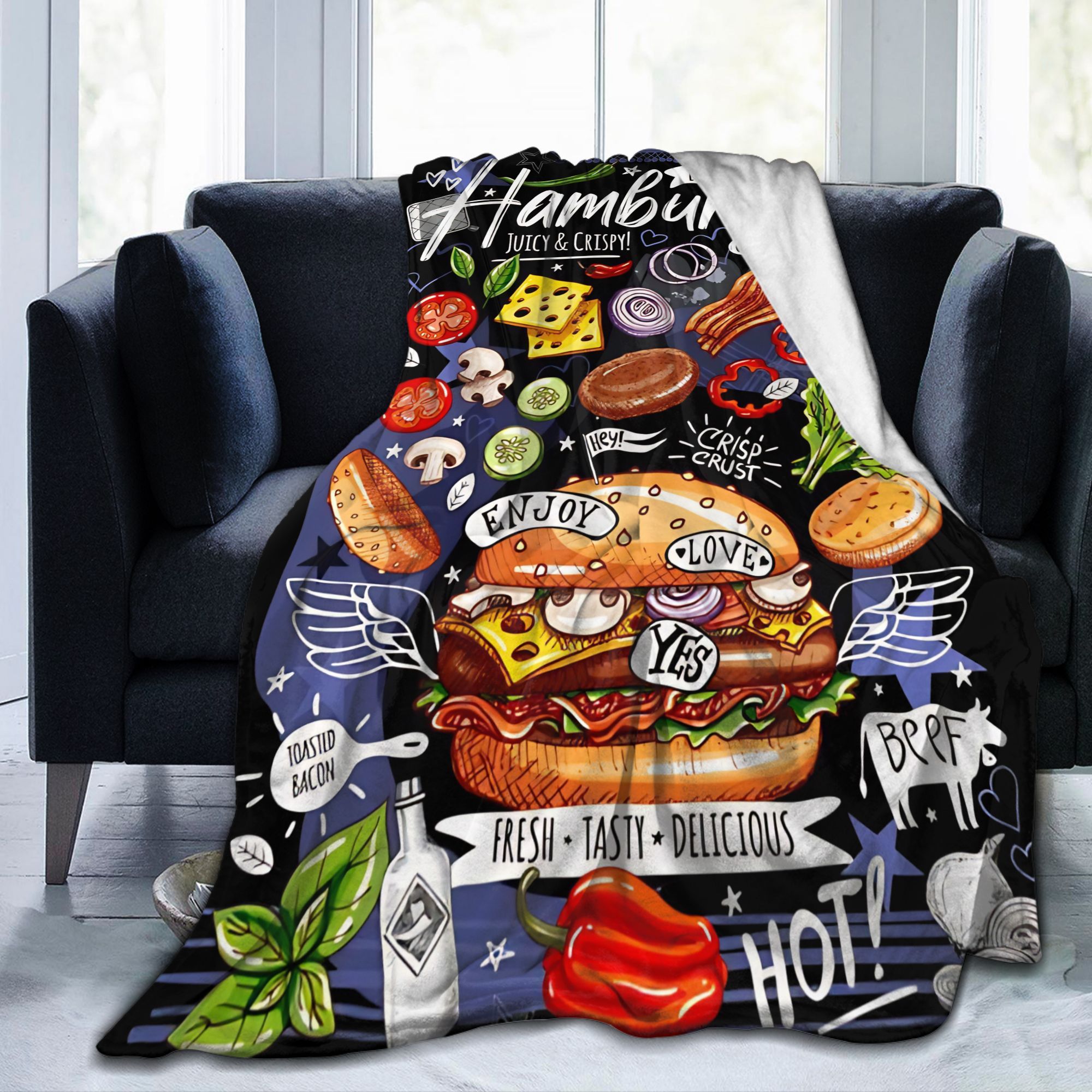 Poster Fast Food Cooking Hambu - Home Cooking Fast Foods ulasan dan harga