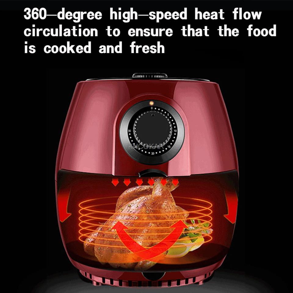 Smart Air Fryer without Oil Ho - Home Cooking Oil Disposal ulasan dan harga